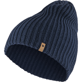 Fjällräven Övik Melange Beanie Unisex Caps, hats & beanies Blue Main Front 20912