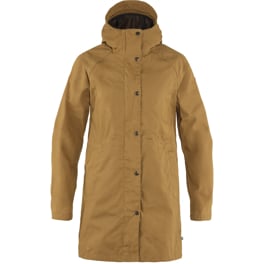 Fjällräven Karla Lite Jacket W Women’s Outdoor jackets Brown, Yellow Main Front 49712