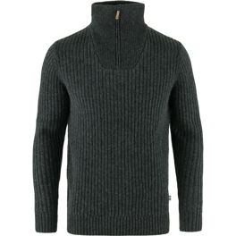 Fjällräven Övik Half Zip Knit M Men’s Sweaters & knitwear Grey Main Front 65520