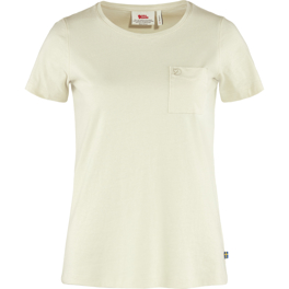 Fjällräven Pocket T-shirt NA W Women’s T-shirts & tank tops White, White Main Front 49758