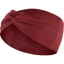 Fjällräven Abisko Wool Headband Unisex Caps, hats & beanies Red Main Front 49838