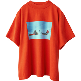 Fjällräven Räv Print A/F Unisex T-shirts & tank tops Orange Main Front 15689