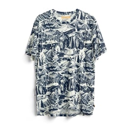 Fjällräven S/F Wool CaliSwe T-shirt M Men’s T-shirts & tank tops White, Blue Main Front 58529