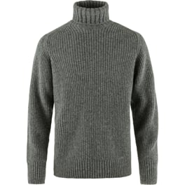 Fjällräven Övik Roller Neck Sweater M Men’s Sweaters & knitwear Grey Main Front 65541