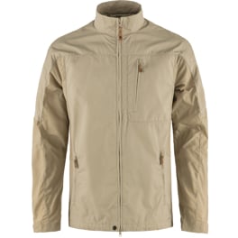 Fjällräven Övik Stencollar Jacket M Men’s Outdoor jackets Beige Main Front 73991