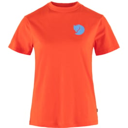 Fjällräven Fox Boxy Logo Tee W Women’s T-shirts & tank tops Orange Main Front 73804