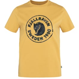 Fjällräven Kånken Art Logo Tee W Women’s T-shirts & tank tops Yellow Main Front 59369